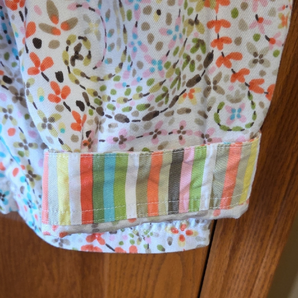 CJ Banks Multicolor Paisley Button Down Shirt - Picture 4 of 9